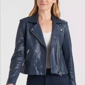NEW w/tags Lucky Brand Genuine Leather Moto Jacket